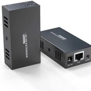 4K HDMI Extender Over Ethernet (Cat7/Cat6/Cat5e) up to 200ft/330ft