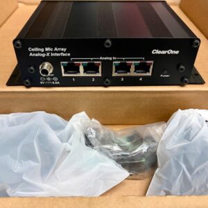 CLEARONE CEILING MIC ARRAY ANALOG-X INTERFACE BOX (Open Box)
