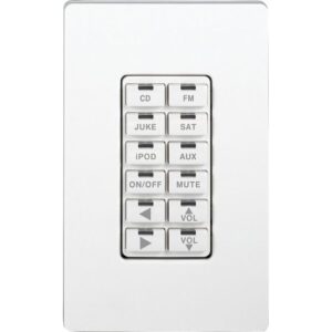 Crestron C2N-DBF12A-6 12-Button Decorator Keypad, Function, Almond (NEW)