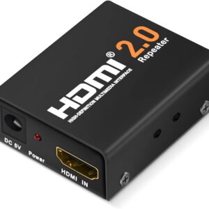 HDMI Booster 2.0, 4K2K 1080P 3D HDMI Amplifier Repeater, Signal Amplifier