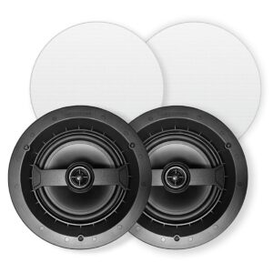 RED ATOM REDIC6 6.5" ROUND 2-WAY IN-CEILING SPEAKERS (PAIR)