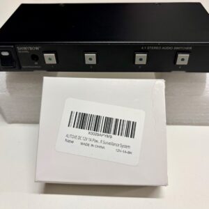Shinybow SB-5440RL 4x1 Stereo Audio Selector Switcher w/ IR (NO REMOTE)