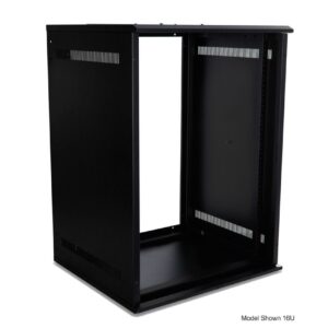 Strong SR-WM-10U Wall Mount Rack, 10U, 20" Depth, Steel, Black