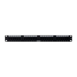 Wirepath WP-CAT6-PP-24 24-Port Rack Mount RJ45 CAT6 Patch Panel